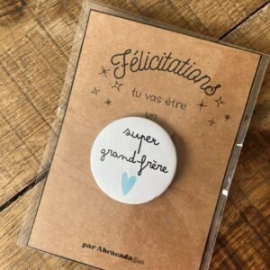 Badge « Super grand frère »