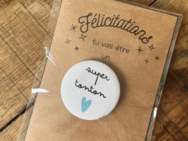Badge « Super tonton »