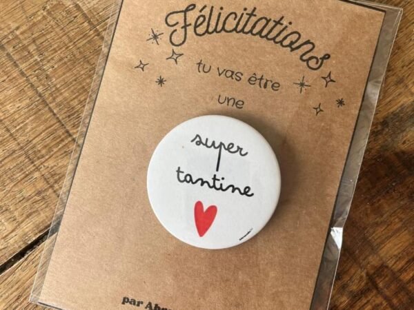 Badge « Super tantine »