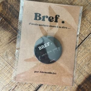 Badge d’annonce « Bref… je vais être papy »