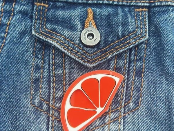 Pin’s fruité orange