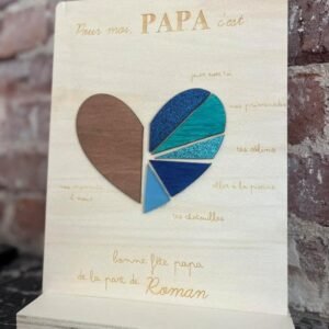 Cadre « Pour moi, Papa c’est… »