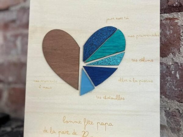 Cadre « Pour moi, Papa c’est… »
