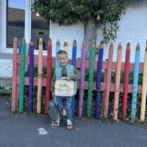 Panneau de rentrée — modèle cartable