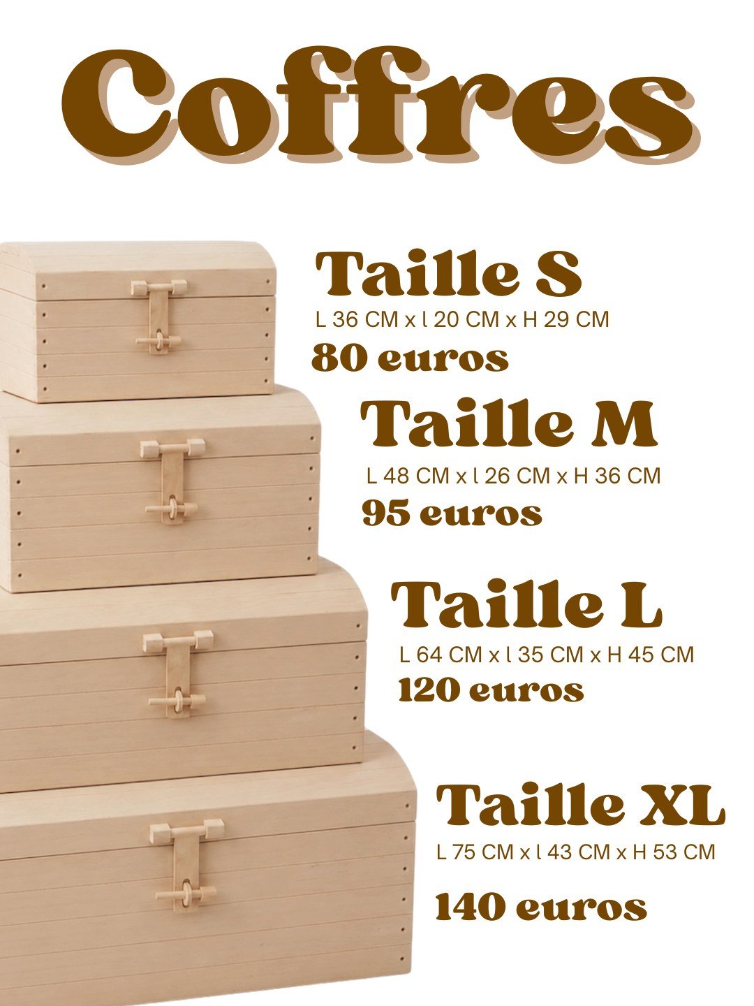 Coffre personnalisé