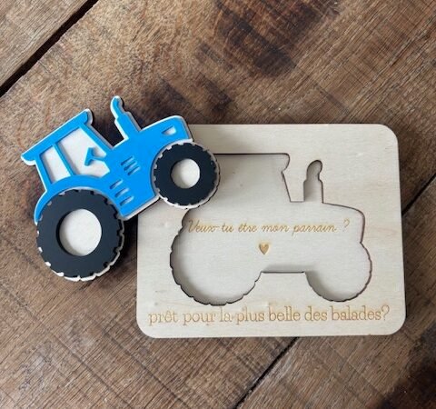 Demande parrain -tracteur bois